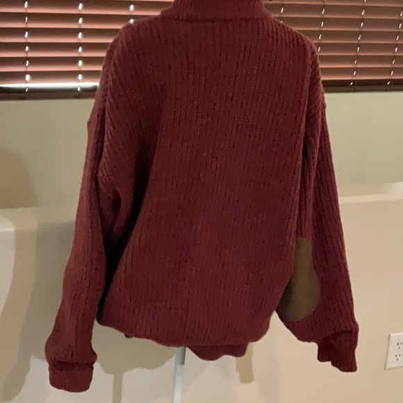 Thick lined wool zip upsweater - Picture 4 of 11